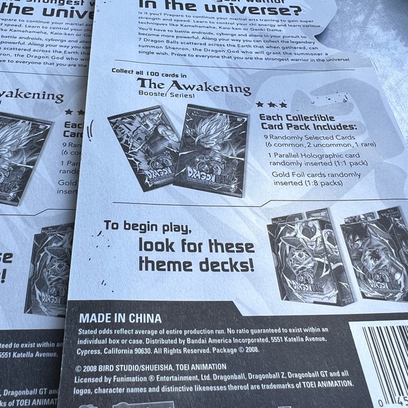 Dragon ball z : The awakening 2008 Collectable card game in sealed packaging - Picture 5 of 5